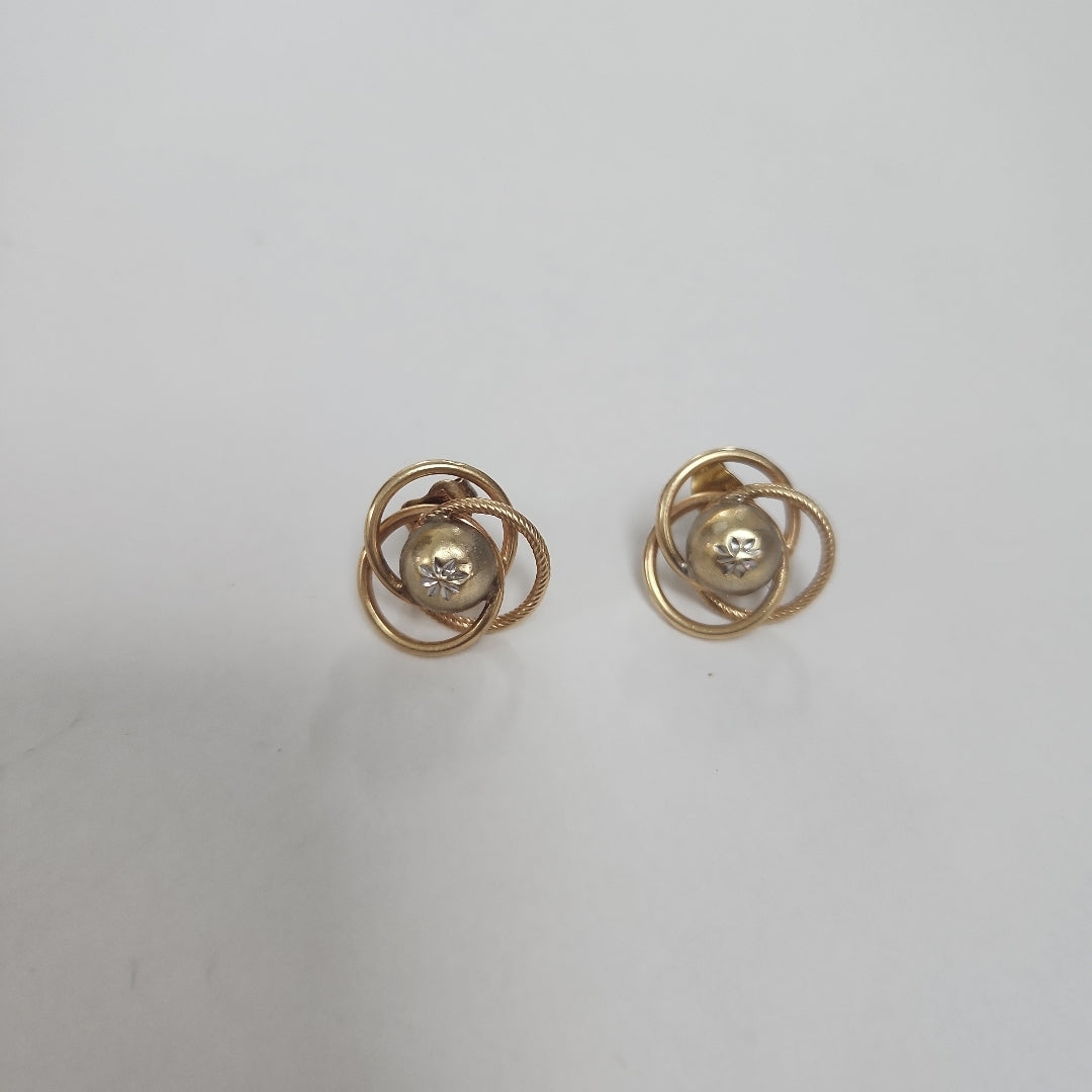 BROQUELES PAR ORO 14 K 1.9 GRMS (SEMINUEVO)