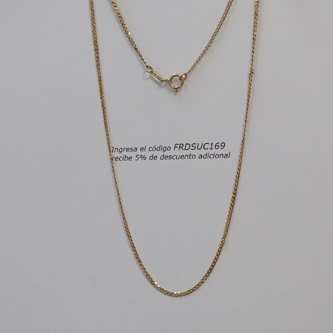 CADENA ORO 14 K 1,70 GRMS (SEMINUEVO)