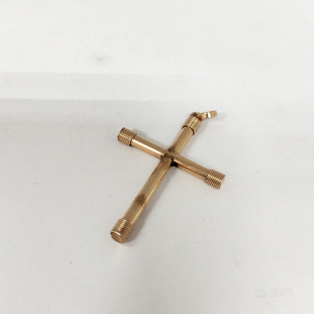 CRUZ, DIJE ORO 14 K 3.3 GRMS (SEMINUEVO)