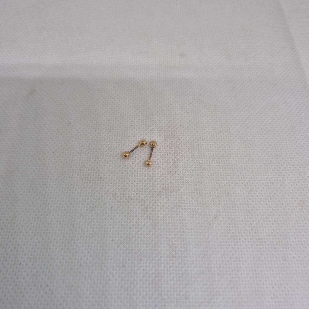 BROQUELES PAR ORO 14 K 0,30 GRMS (SEMINUEVO)