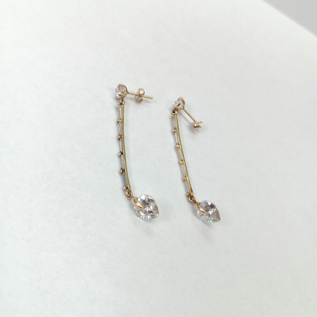 ARETES PAR ORO 14 K 3,90 GRMS (SEMINUEVO)
