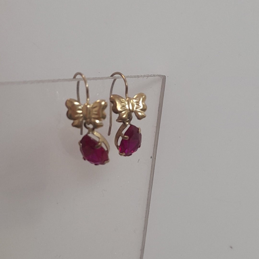 ARETES PAR ORO 10 K 1.3 GRMS (SEMINUEVO)