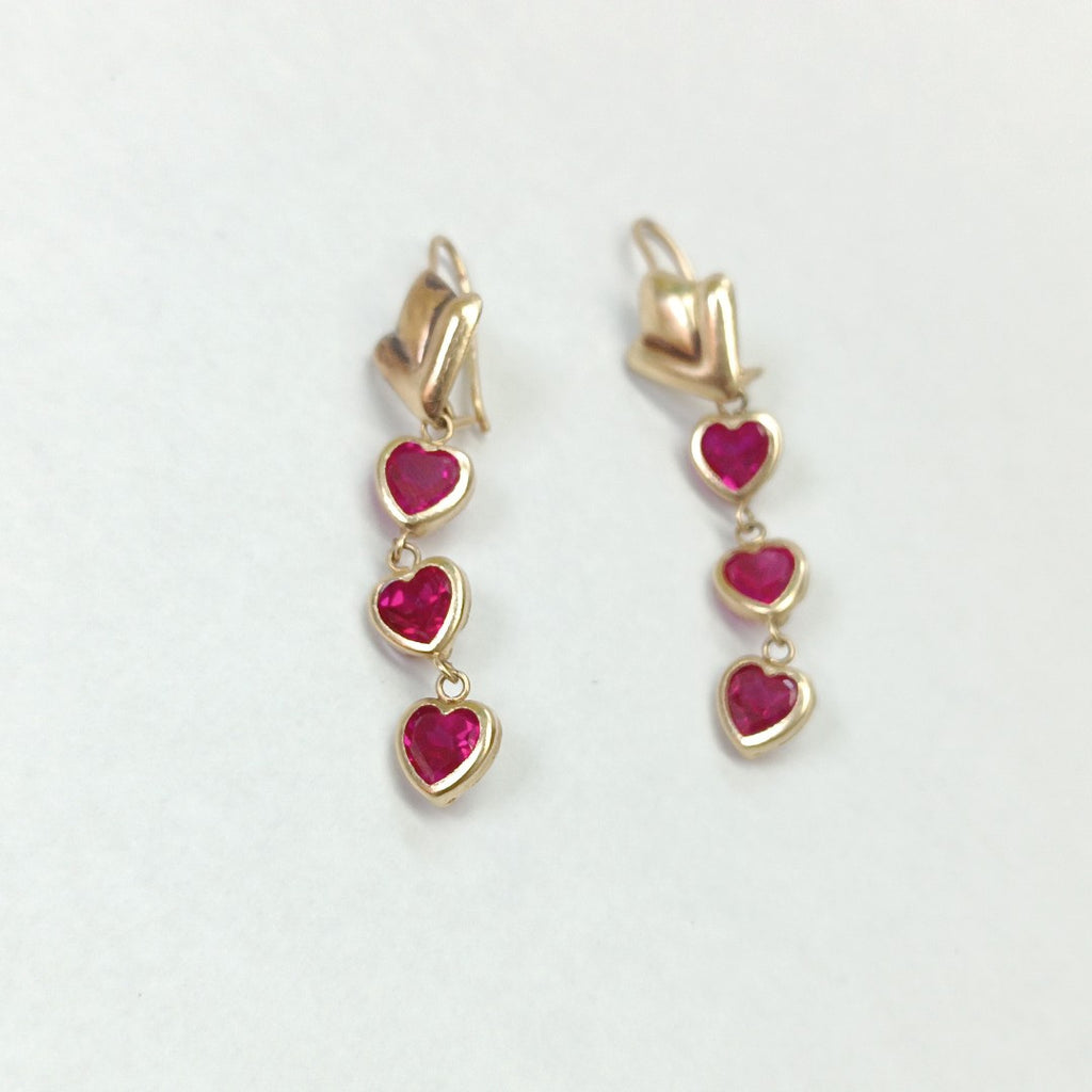 ARETES PAR ORO 14 K 2.9 GRMS (SEMINUEVO)