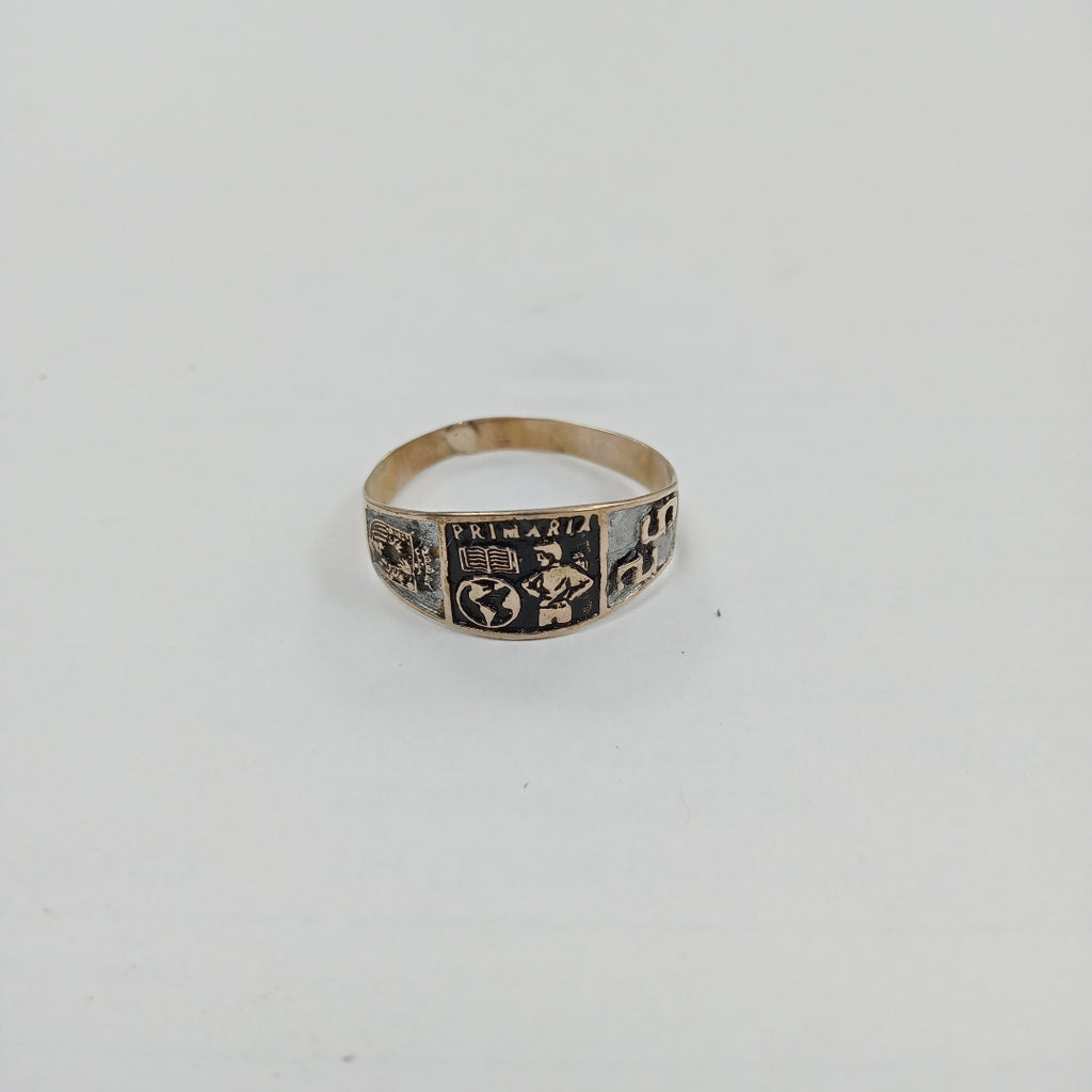 ANILLO DE GRADUACIÓN ORO 8 K 0.9 GRMS (SEMINUEVO)