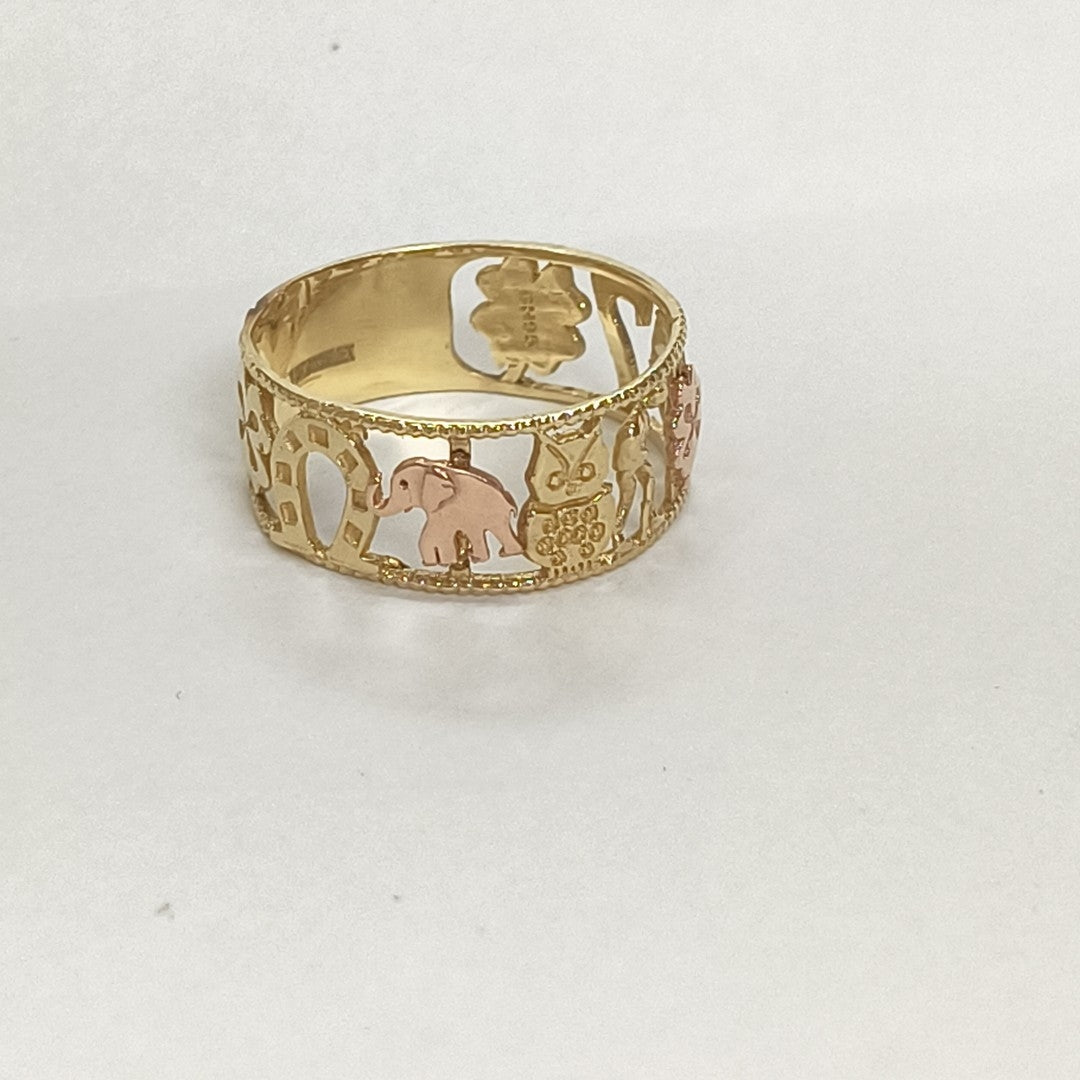 ARGOLLA DE LA SUERTE ORO 10 K 2,70 GRMS (SEMINUEVO)