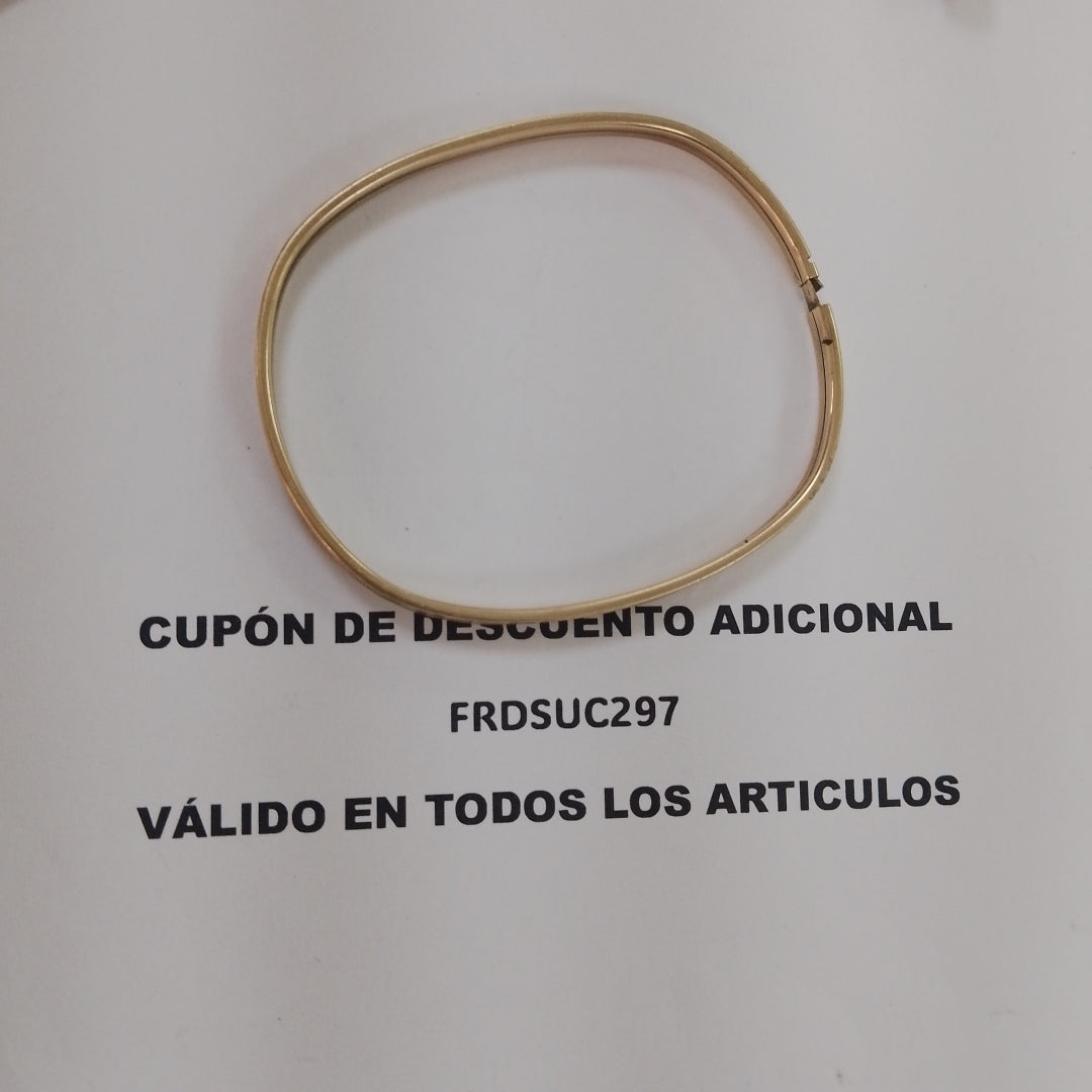 PULSERA RIGIDA ORO 10 K 6 GRMS (SEMINUEVO)
