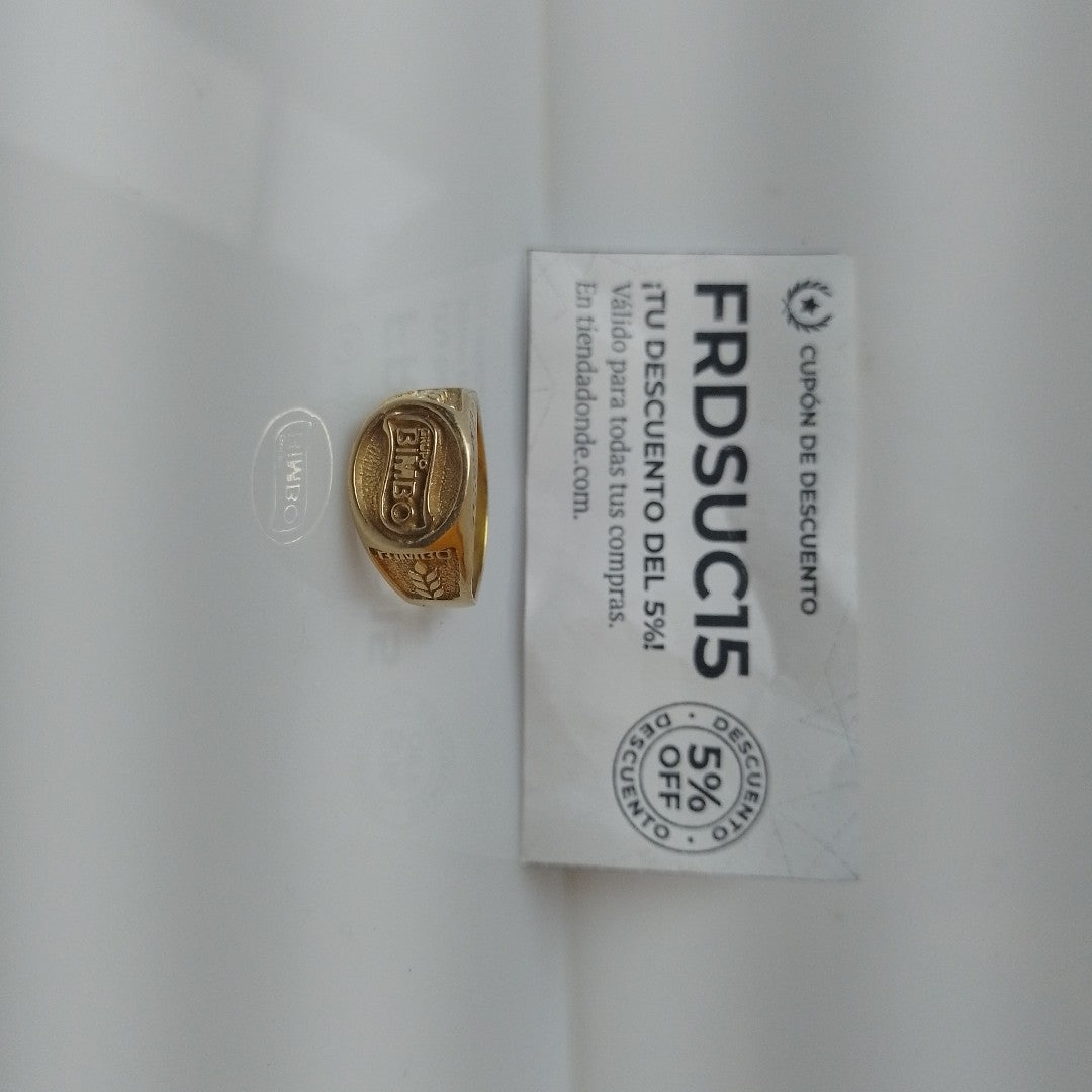 ANILLO ORO 14 K 10,60 GRMS (SEMINUEVO)