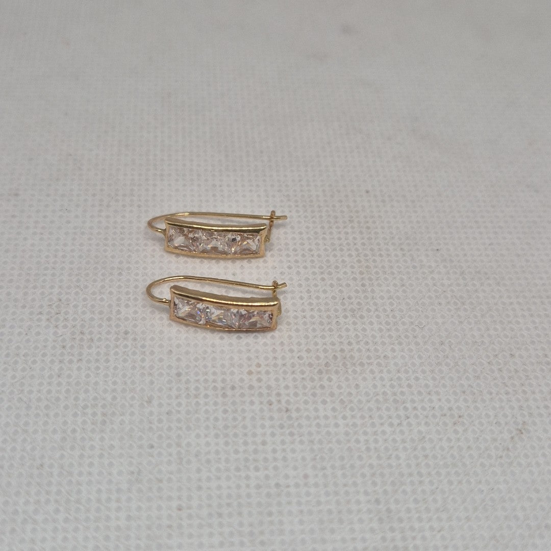 ARETES PAR ORO 10 K 1,30 GRMS (SEMINUEVO)