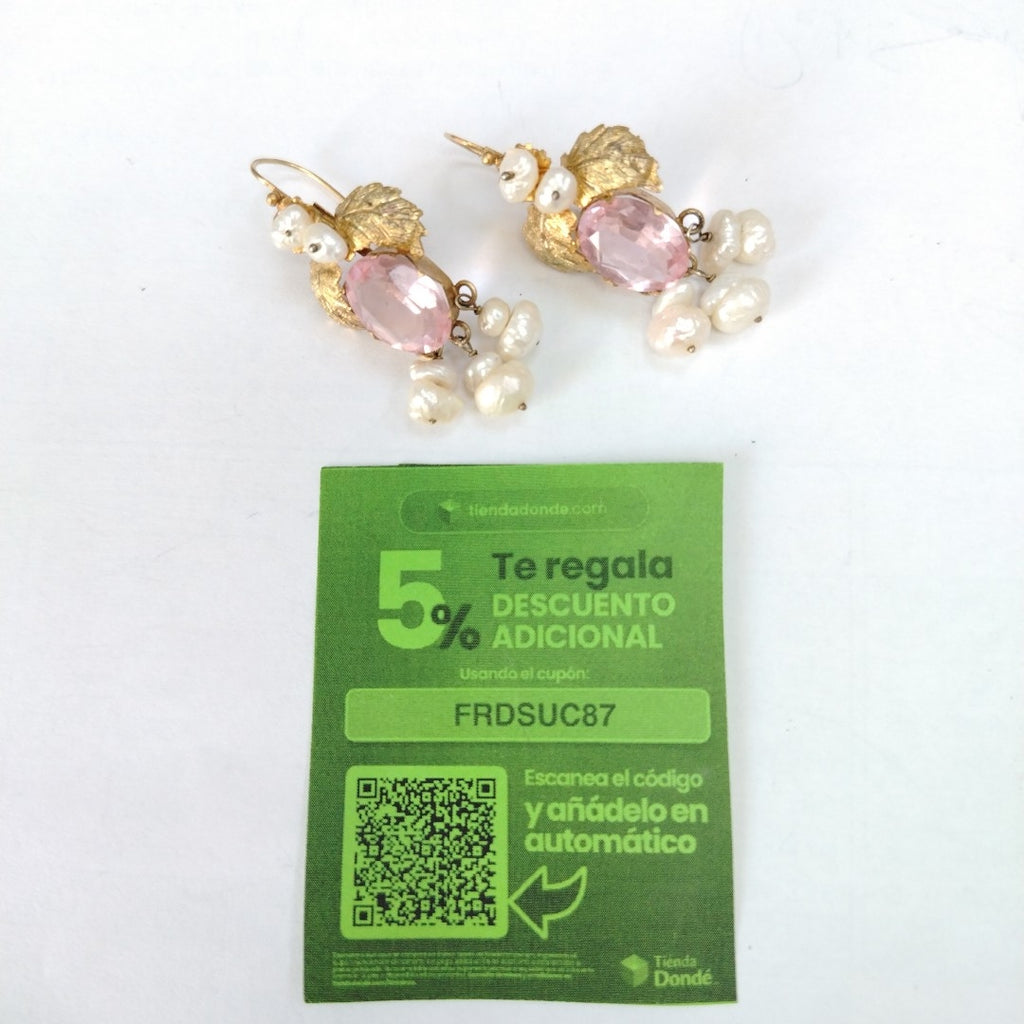 ARETES PAR ORO 10 K 10 GRMS (SEMINUEVO)