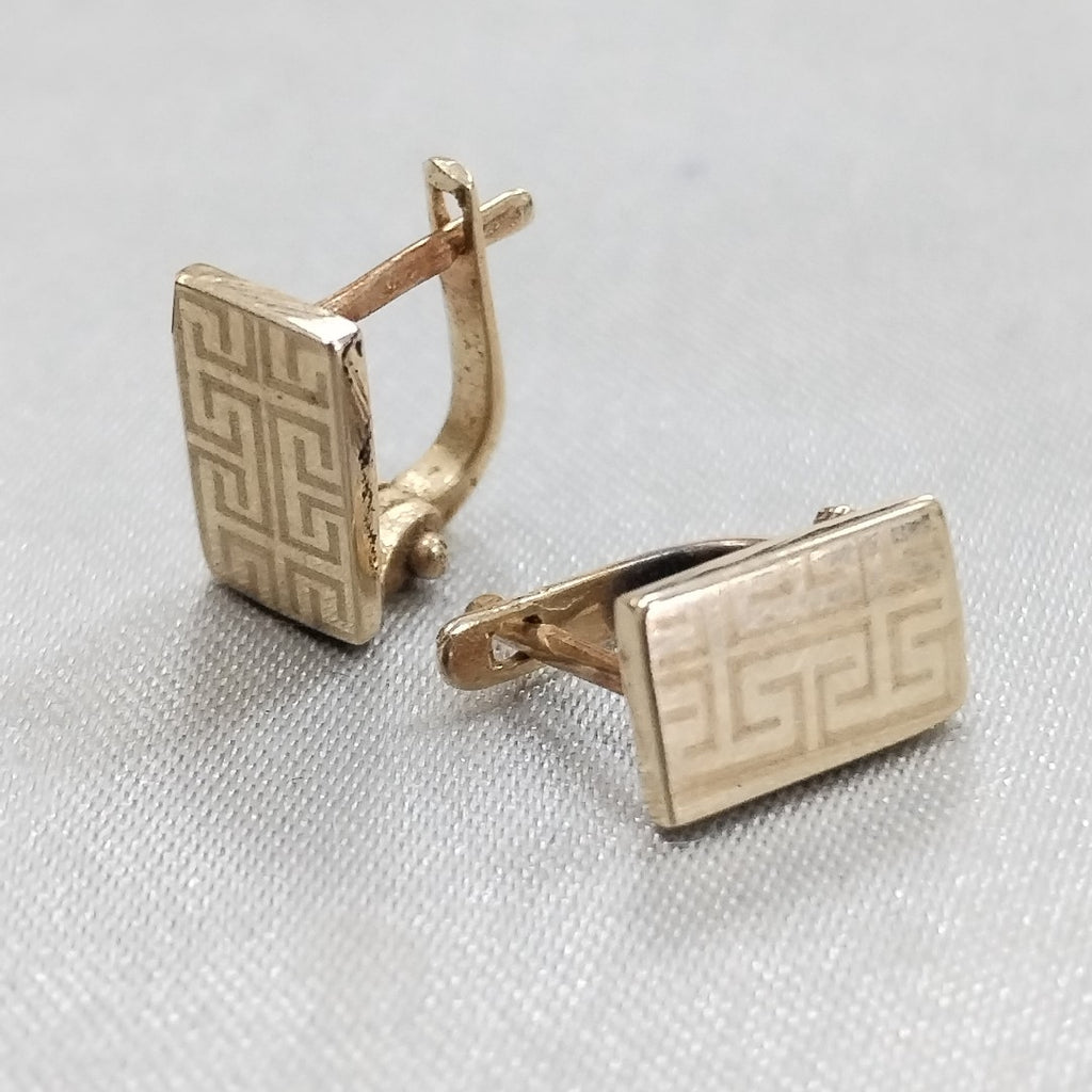 ARETES PAR ORO 14 K 2,20 GRMS (SEMINUEVO)