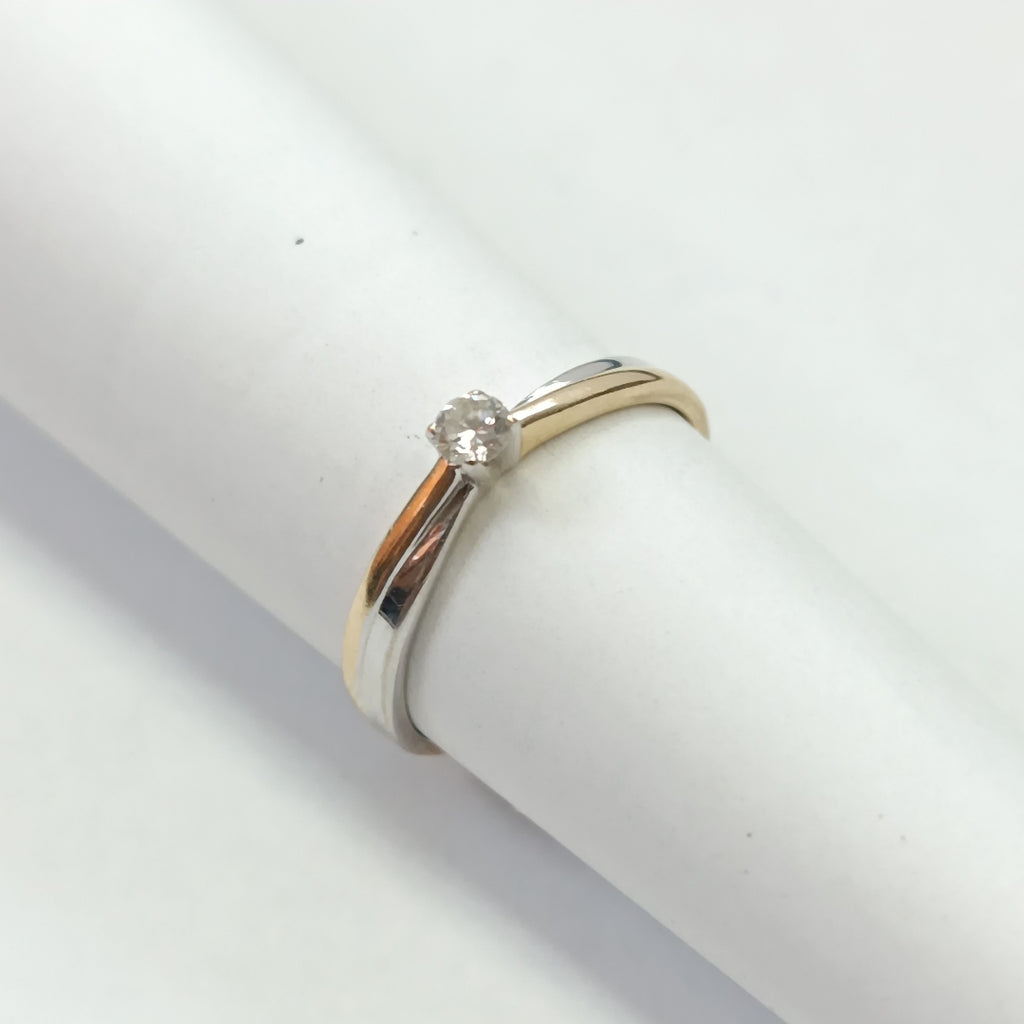 SOLITARIO ORO 14 K 1,40 GRMS (SEMINUEVO)