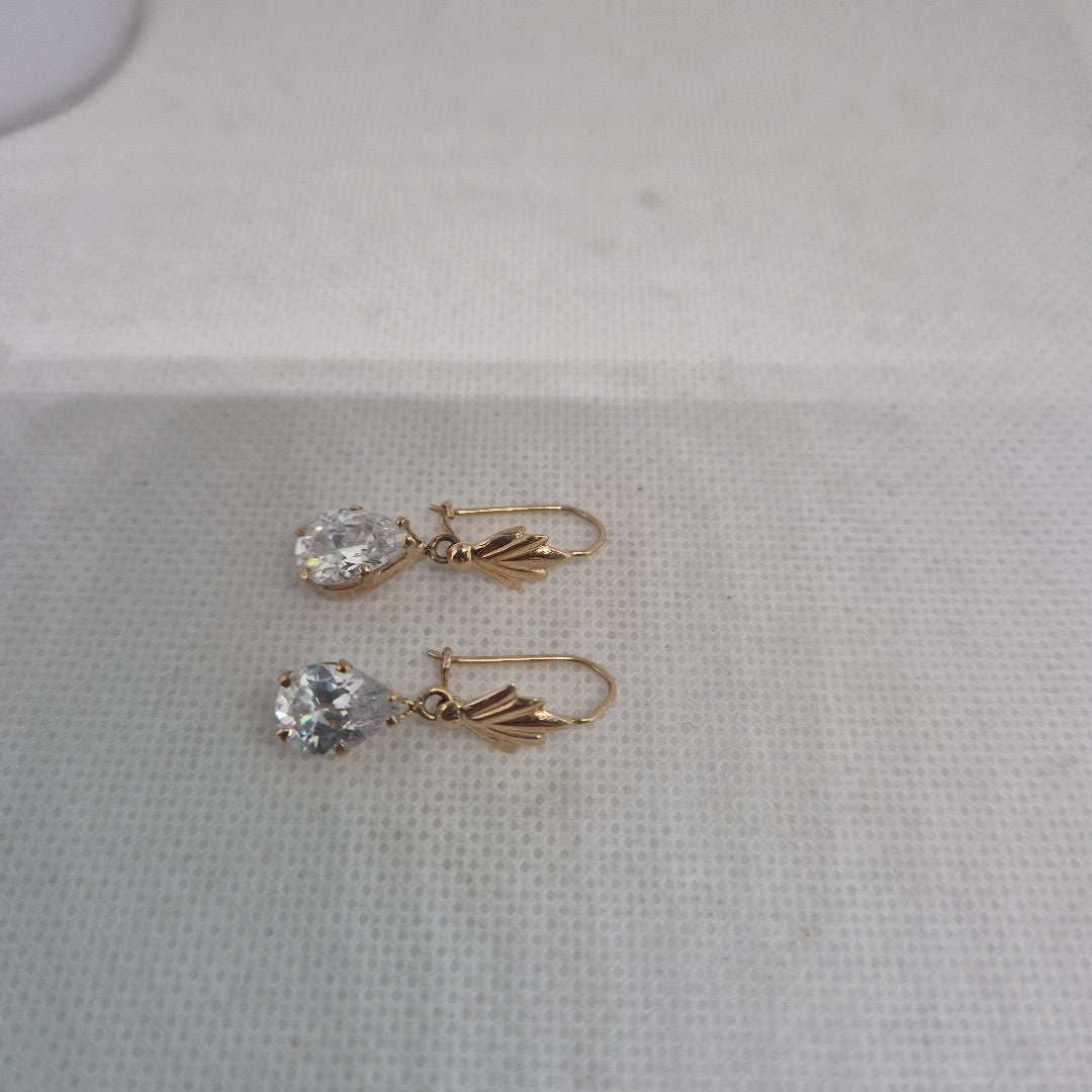 ARETES PAR ORO 14 K 2,50 GRMS (SEMINUEVO)