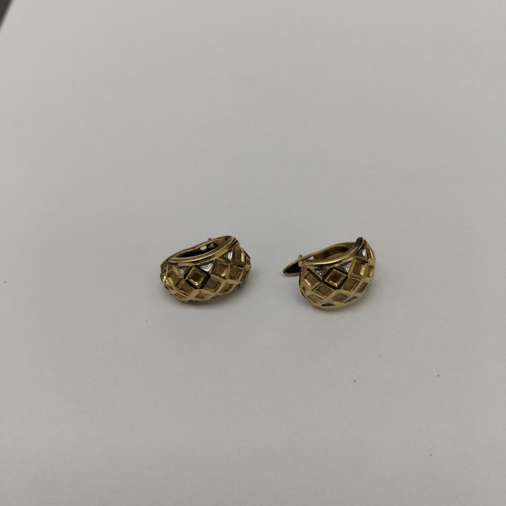 ARETES PAR ORO, RODIADO 14 K 2.1 GRMS (SEMINUEVO)
