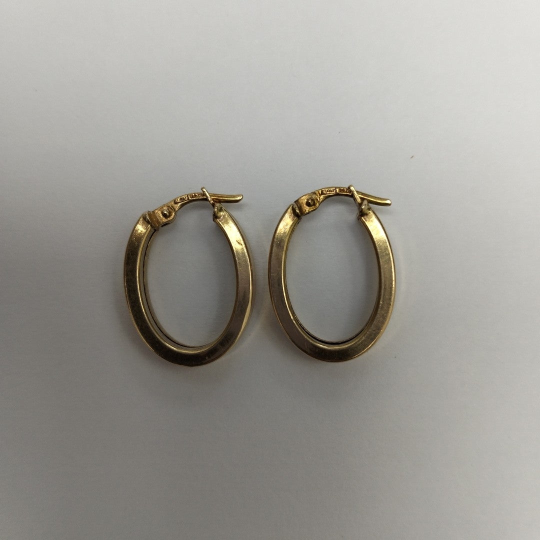 ARRACADAS PAR ORO 14 K 2.9 GRMS (SEMINUEVO)