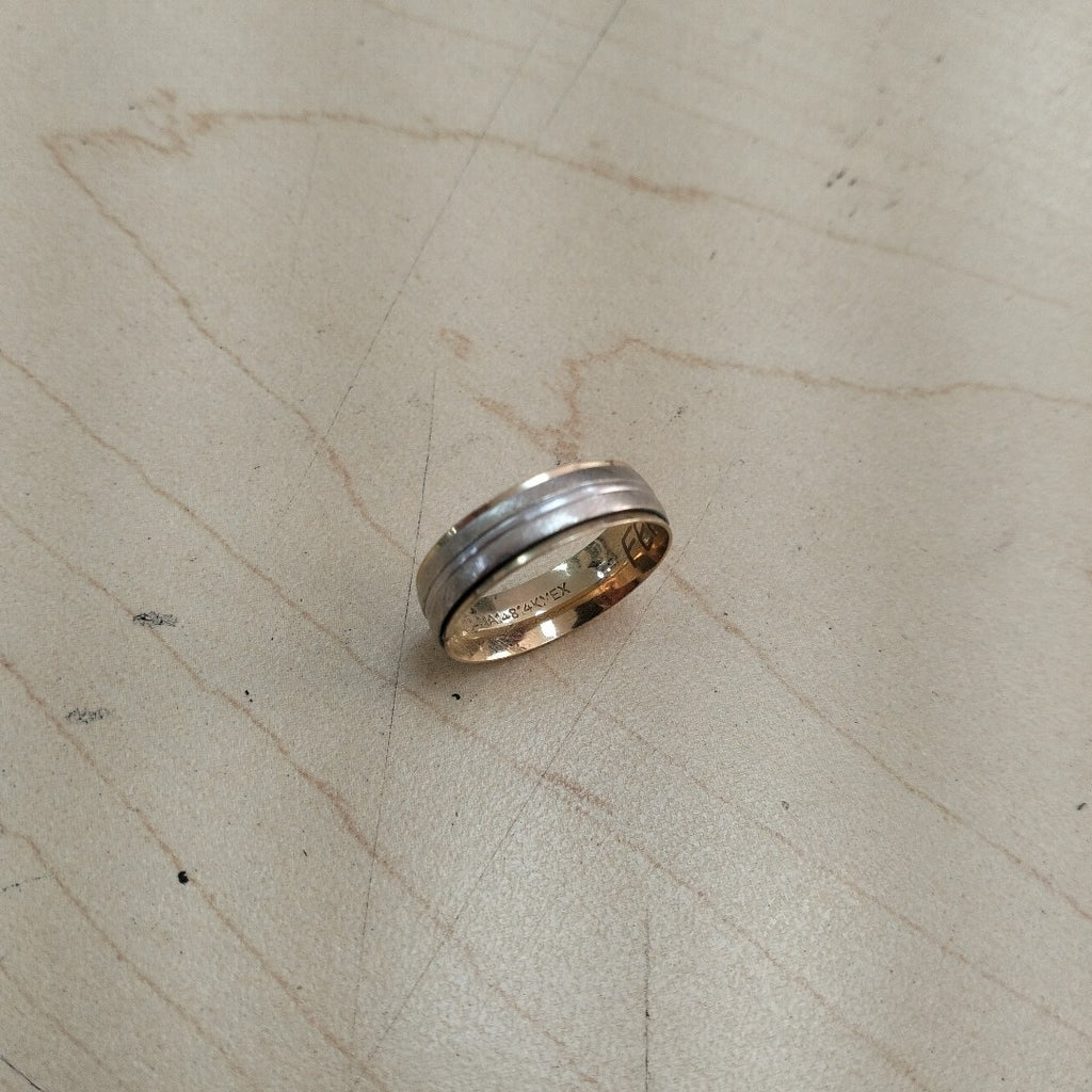 ARGOLLA ORO COMBINADO 14 K 2.7 GRMS (SEMINUEVO)