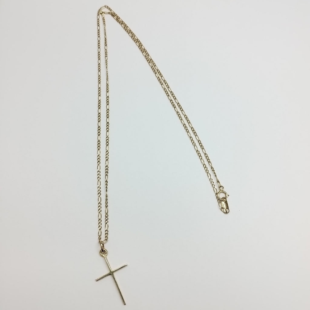 CADENA, CRUZ ORO 14 K 4.2 GRMS (SEMINUEVO)