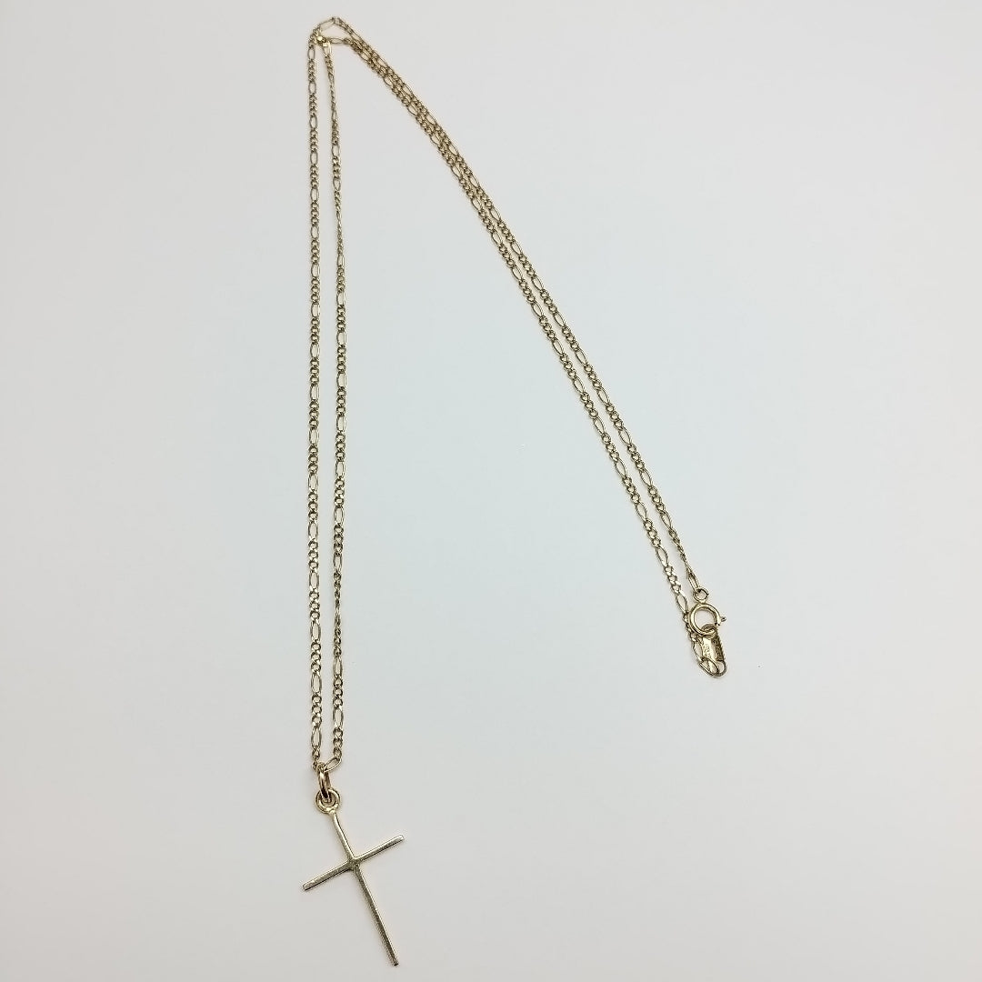 CADENA, CRUZ ORO 14 K 4.2 GRMS (SEMINUEVO)