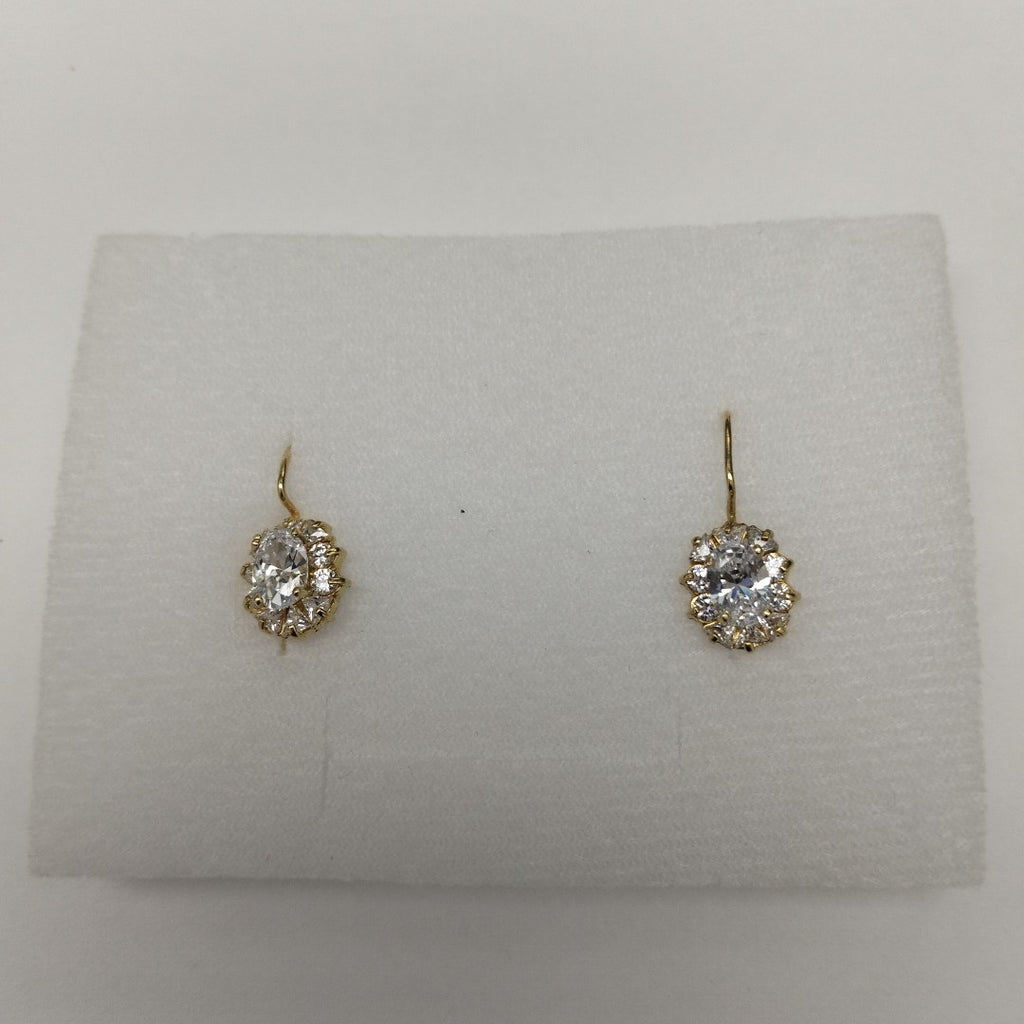 ARETES PAR ORO 14 K 2.4 GRMS (SEMINUEVO)