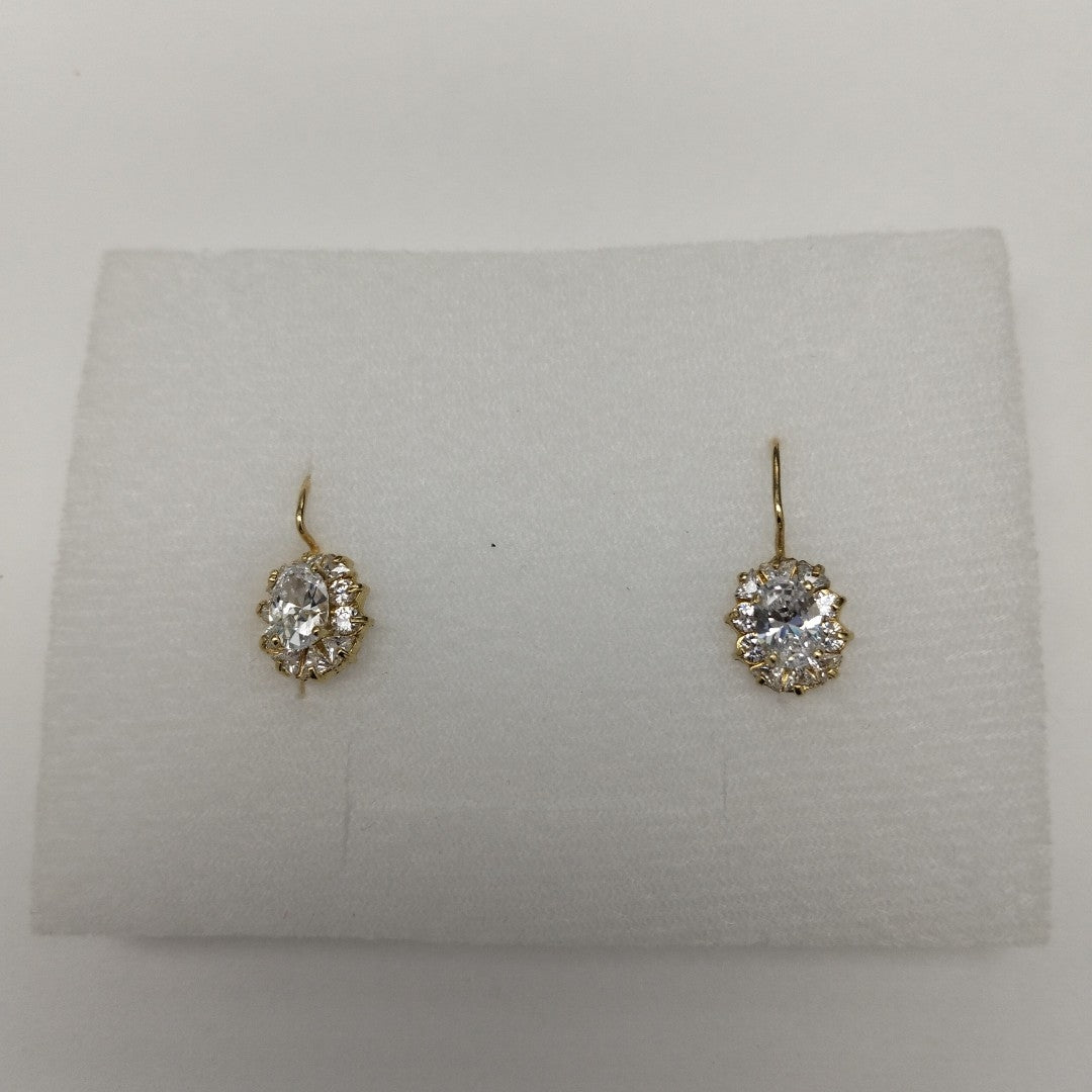 ARETES PAR ORO 14 K 2.4 GRMS (SEMINUEVO)