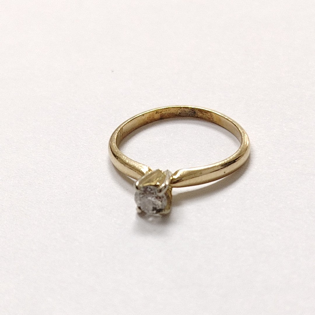 SOLITARIO ORO 14 K 1.7 GRMS (SEMINUEVO)