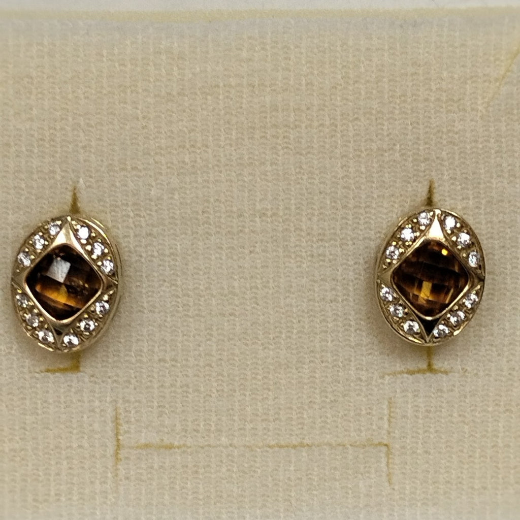 ARETES PAR ORO 14 K 9,10 GRMS (SEMINUEVO)
