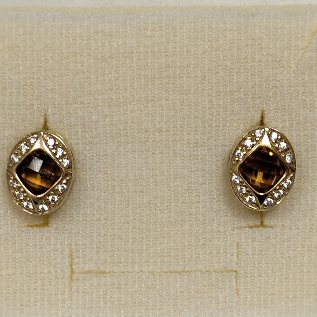 ARETES PAR ORO 14 K 9,10 GRMS (SEMINUEVO)