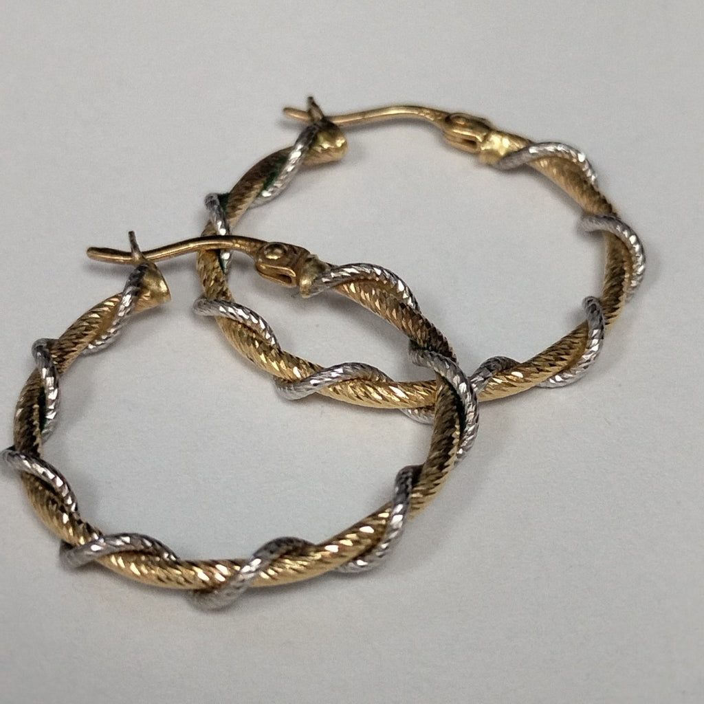 ARRACADAS PAR ORO 14 K 3,00 GRMS (SEMINUEVO)