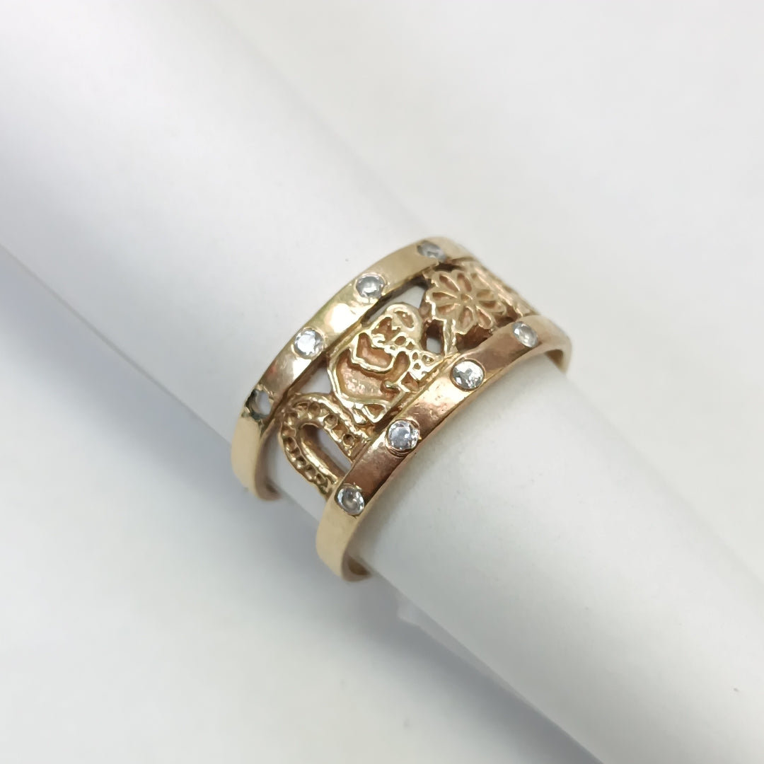 ANILLO ORO 10 K 3.7 GRMS (SEMINUEVO)