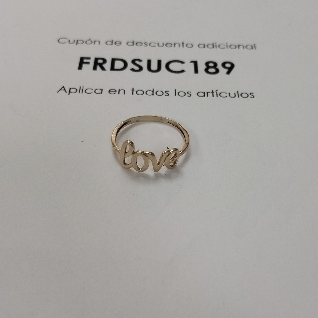 ANILLITO ORO 10 K 1.3 GRMS (SEMINUEVO)