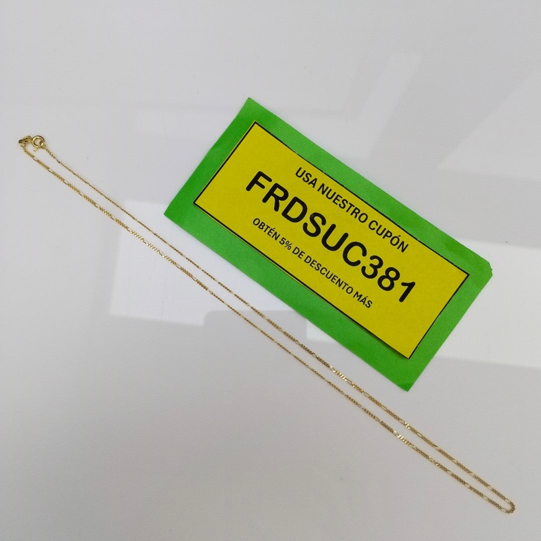CADENA ORO 14 K 1.9 GRMS (SEMINUEVO)