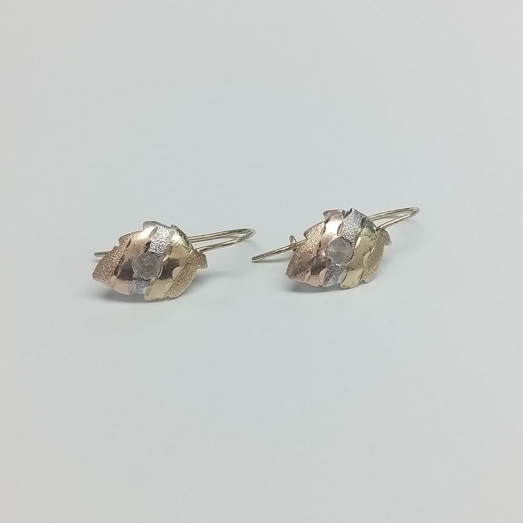 ARETES PAR ORO 10 K 1,00 GRMS (SEMINUEVO)