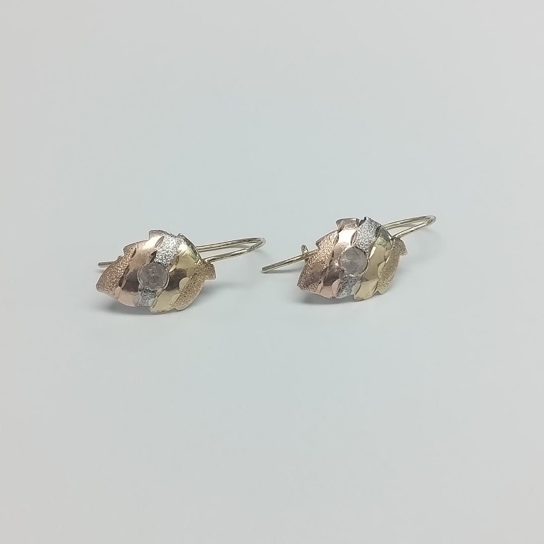 ARETES PAR ORO 10 K 1,00 GRMS (SEMINUEVO)