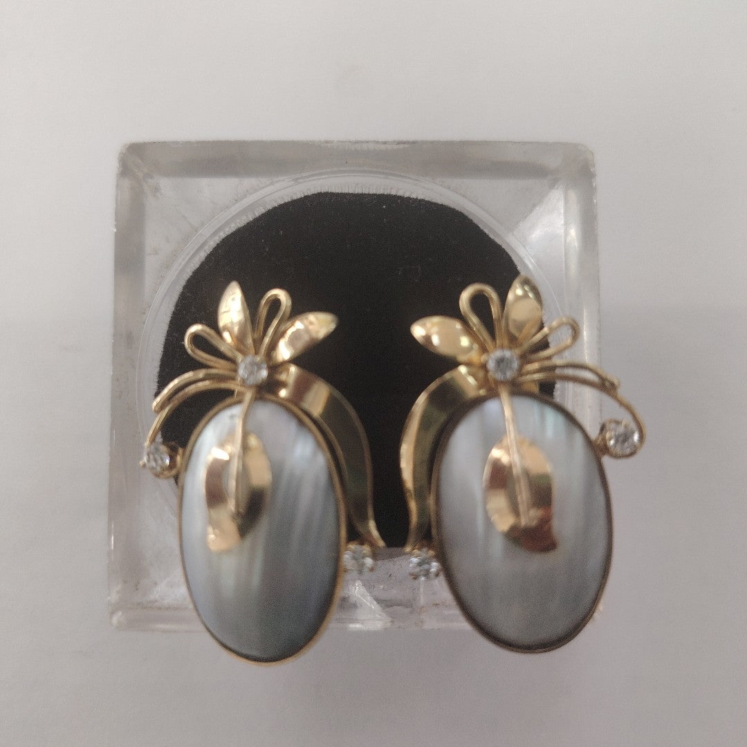 ARETES PAR ORO 10 K 8,00 GRMS (SEMINUEVO)