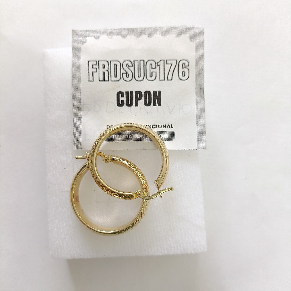 ARRACADAS PAR ORO 14 K 4,10 GRMS (SEMINUEVO)