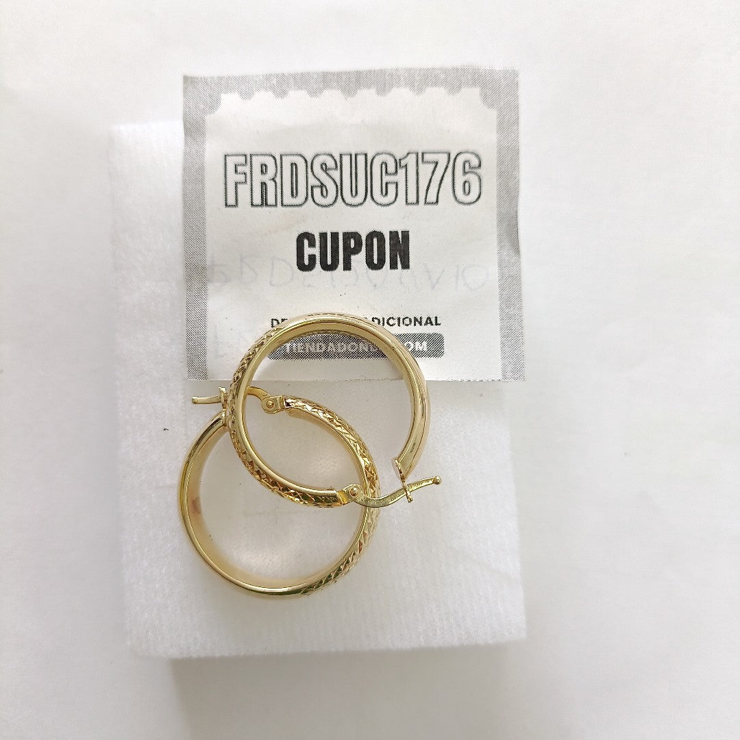 ARRACADAS PAR ORO 14 K 4,10 GRMS (SEMINUEVO)