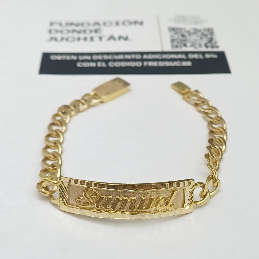 ESCLAVA ORO 10 K 9.9 GRMS (SEMINUEVO)