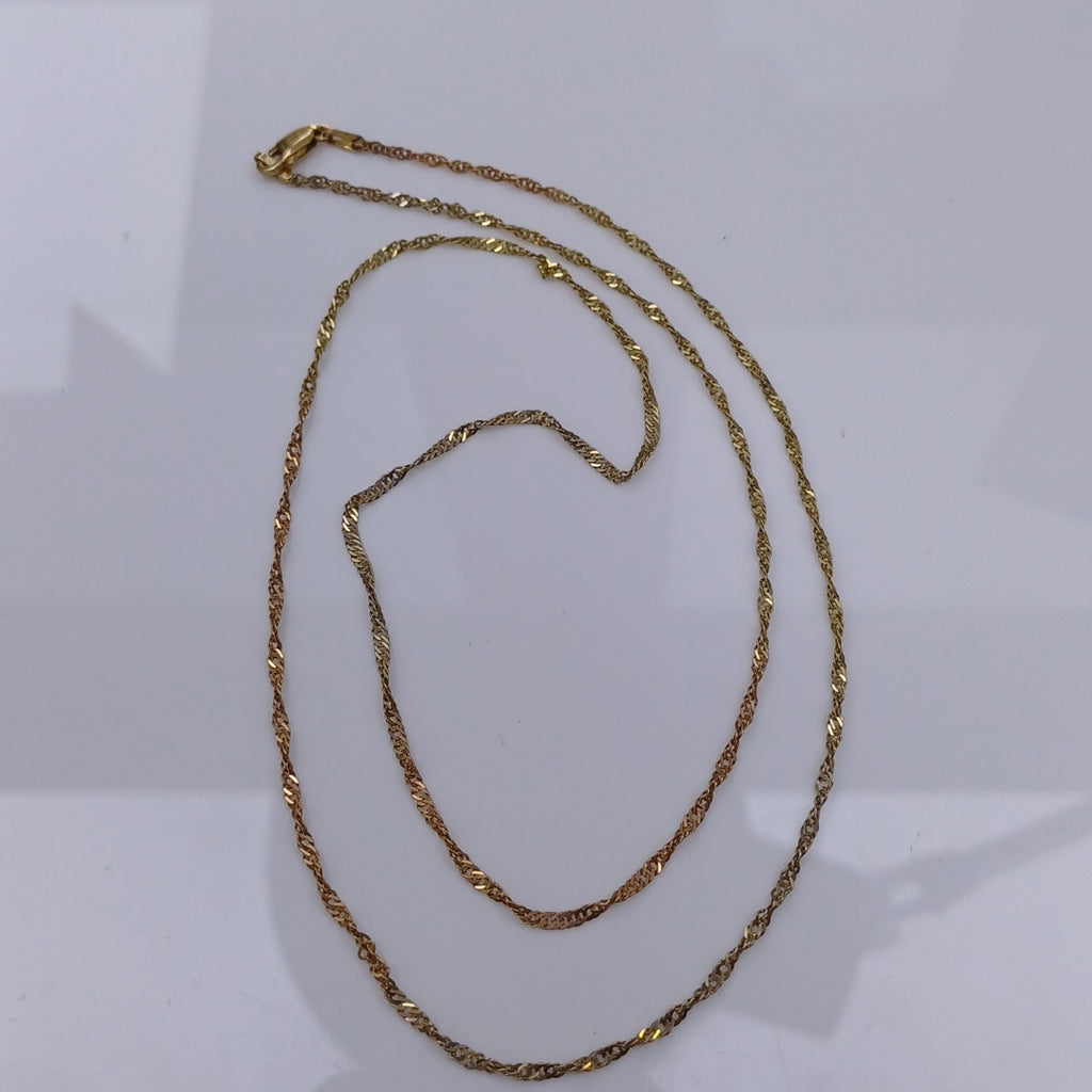 CADENA ORO COMBINADO 14 K 3.4 GRMS (SEMINUEVO)
