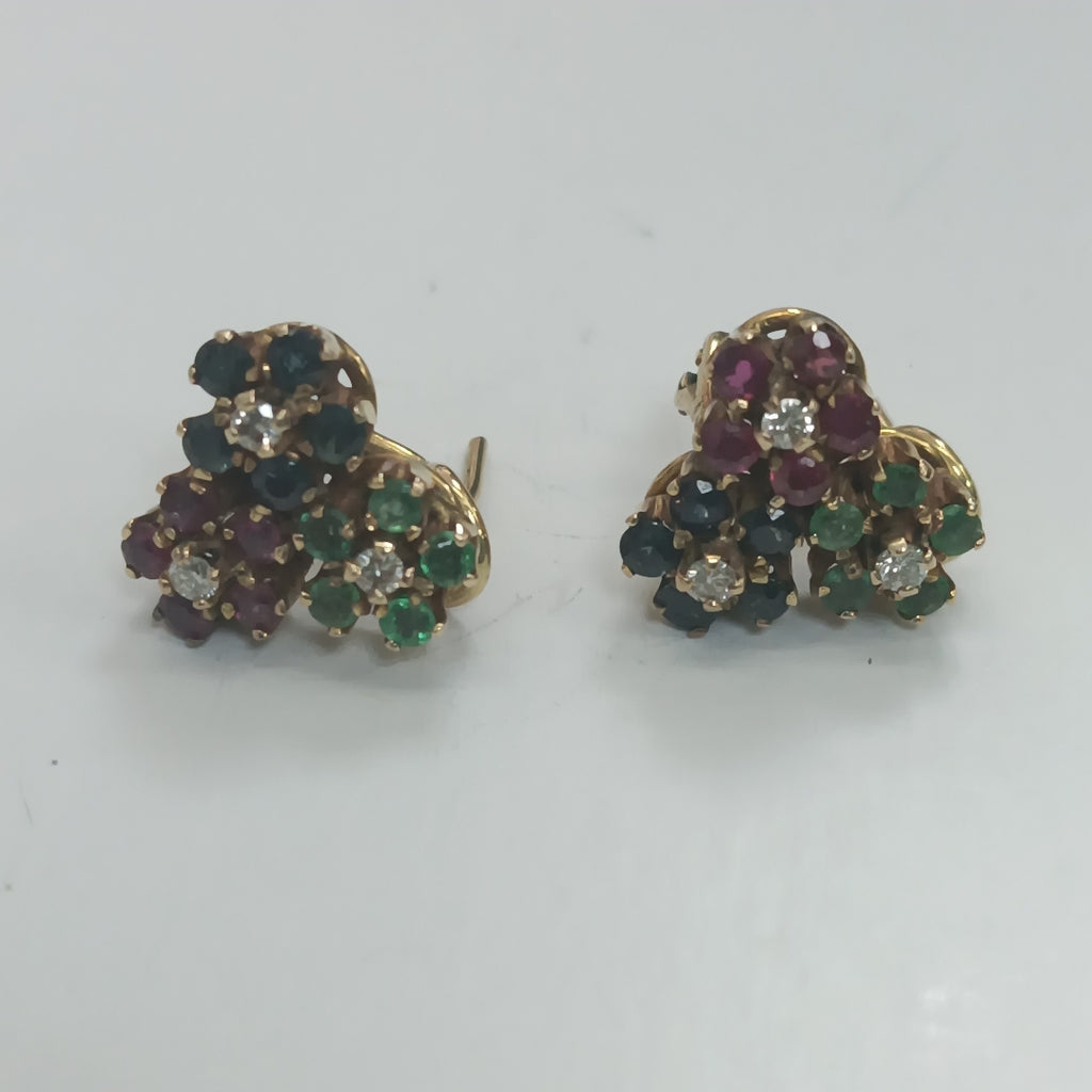 ARRACADAS PAR ORO 14 K 8.2 GRMS (SEMINUEVO)