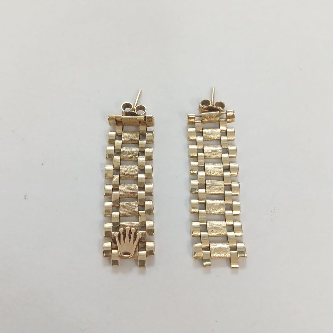 BROQUELES PAR ORO 14 K 4.7 GRMS (SEMINUEVO)