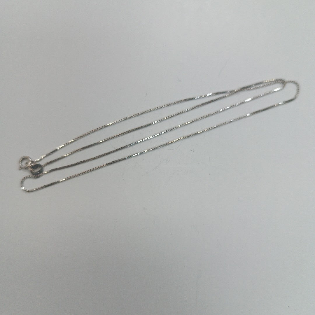 CADENA ORO BLANCO 14 K 1.2 GRMS (SEMINUEVO)