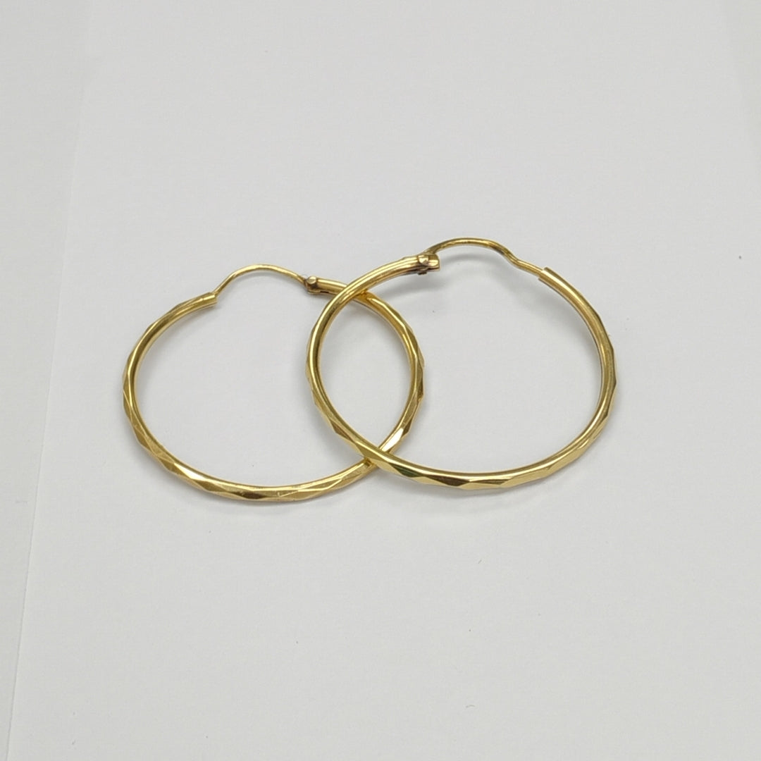 ARRACADAS PAR ORO 14 K 2.1 GRMS (SEMINUEVO)