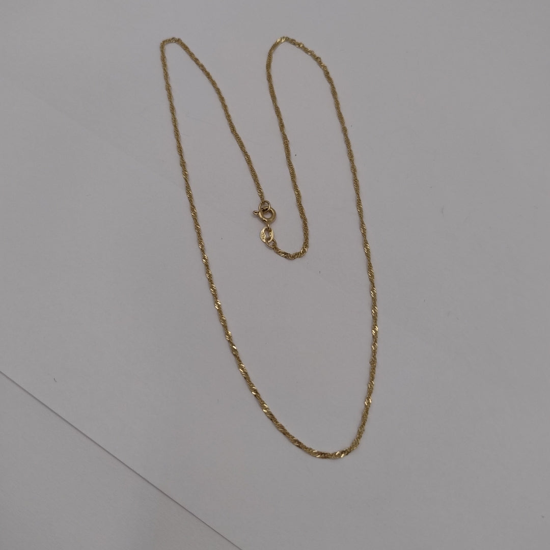 CADENA ORO 14 K 2,00 GRMS (SEMINUEVO)