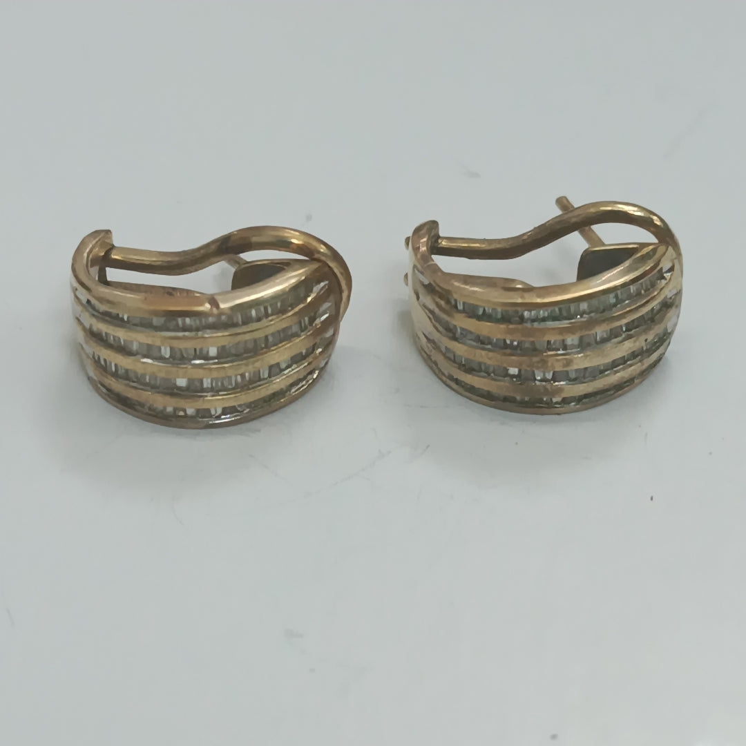 ARETES PAR ORO 14 K 8.1 GRMS (SEMINUEVO)