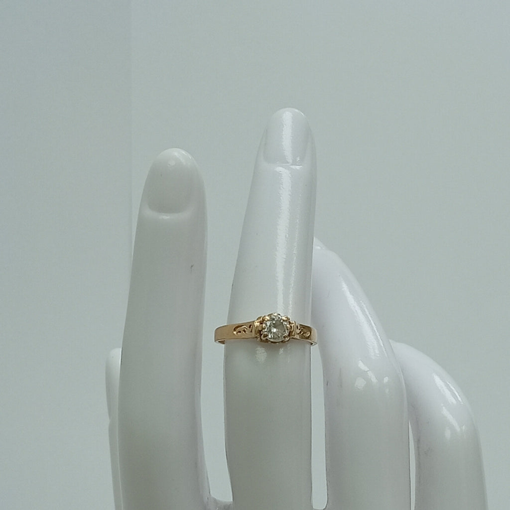 SOLITARIO ORO 14 K 1.5 GRMS (SEMINUEVO)
