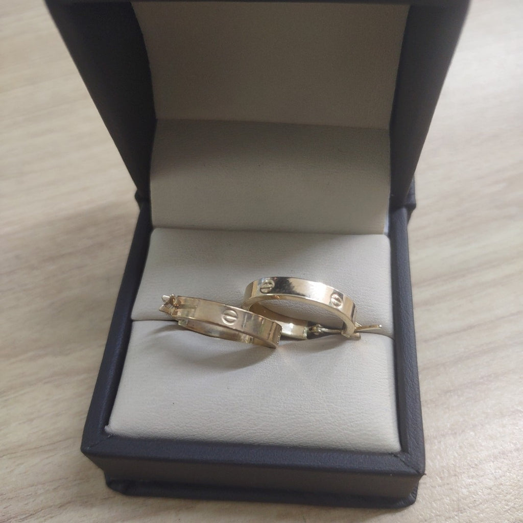 ARRACADAS PAR ORO 8 K 3 GRMS (SEMINUEVO)