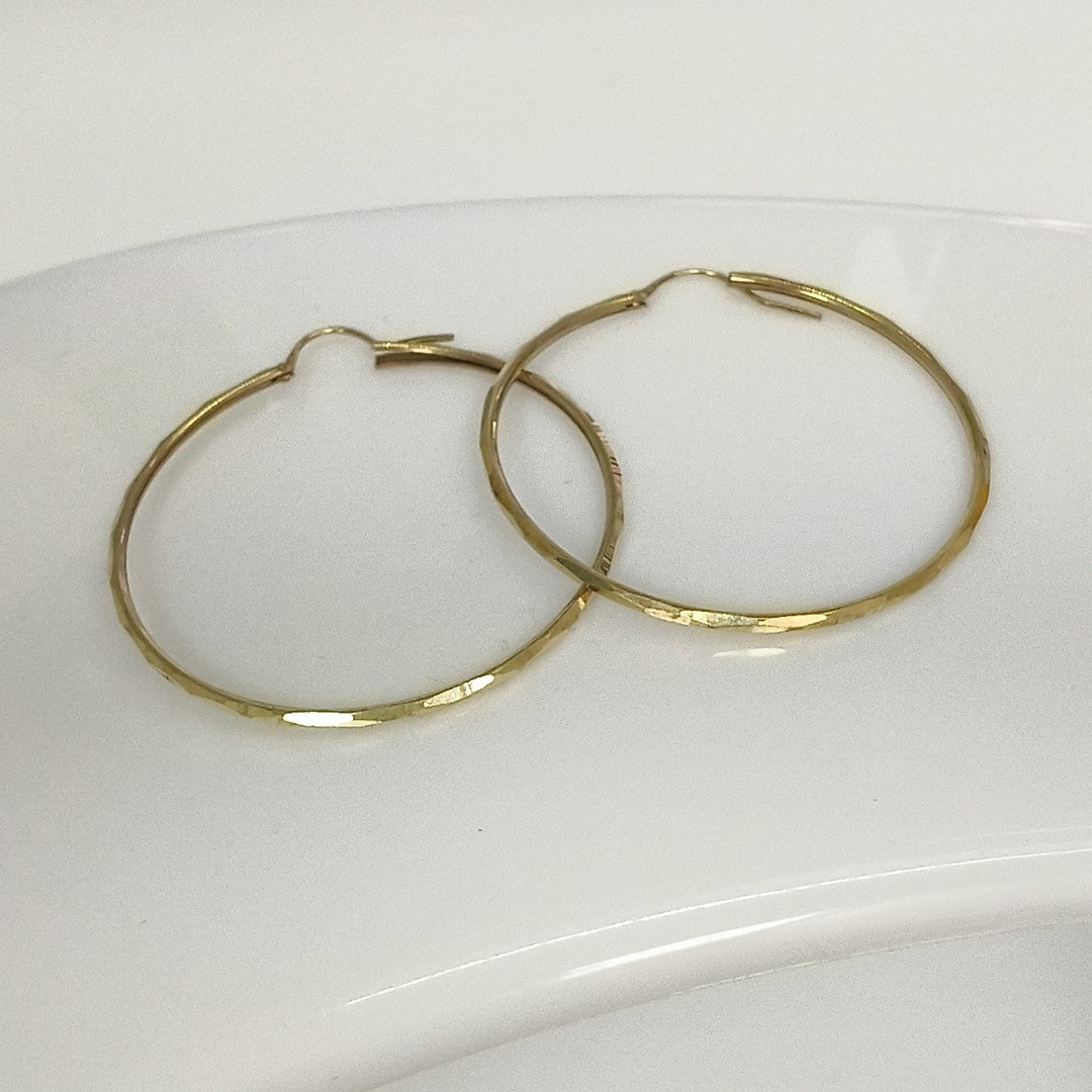 ARRACADAS PAR ORO 10 K 3,50 GRMS (SEMINUEVO)