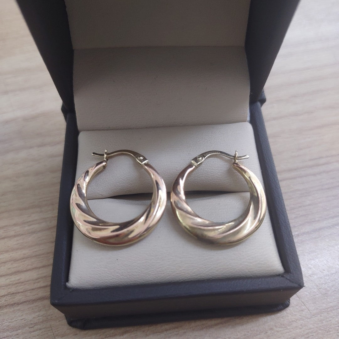 ARRACADAS PAR ORO 10 K 3.9 GRMS (SEMINUEVO)