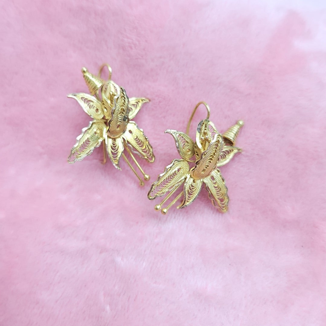 ARETES PAR ORO 10 K 6.2 GRMS (SEMINUEVO)