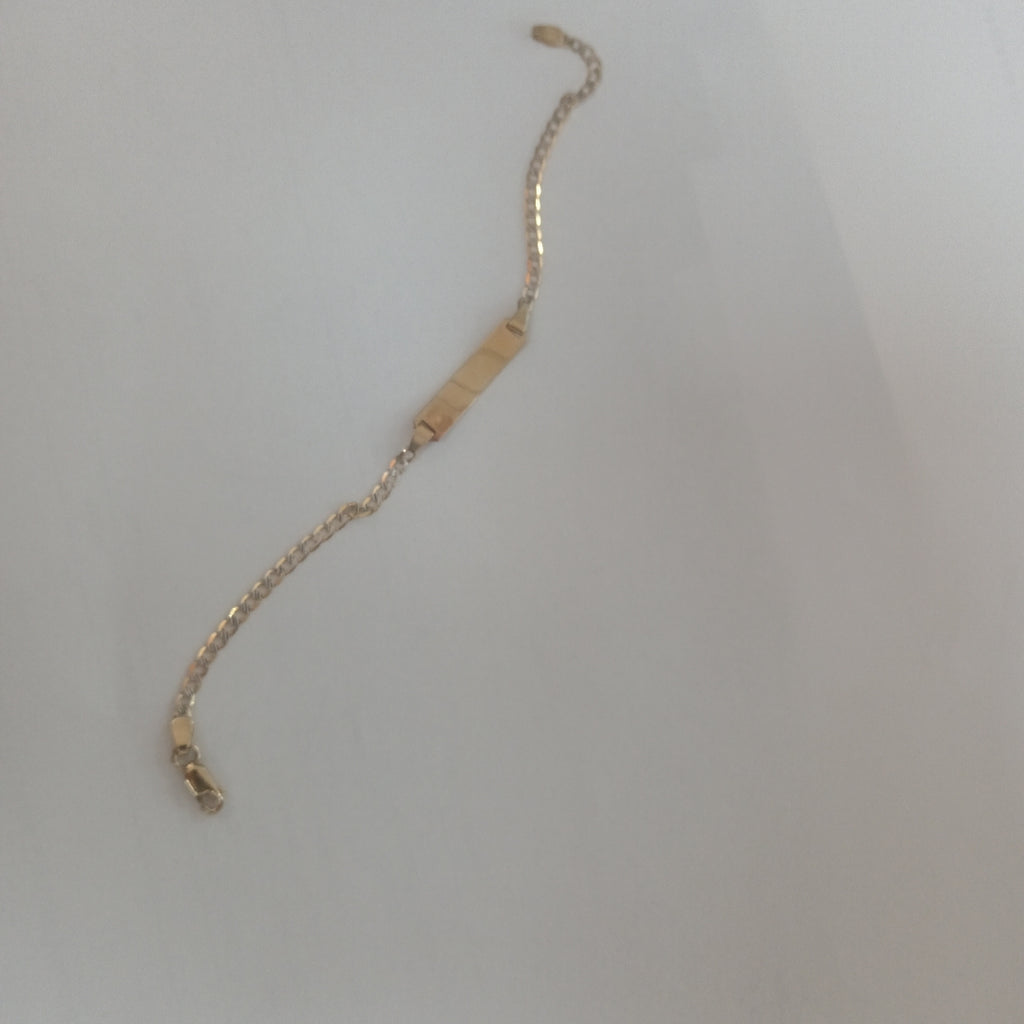 ESCLAVA ORO COMBINADO 14 K 2.3 GRMS (SEMINUEVO)