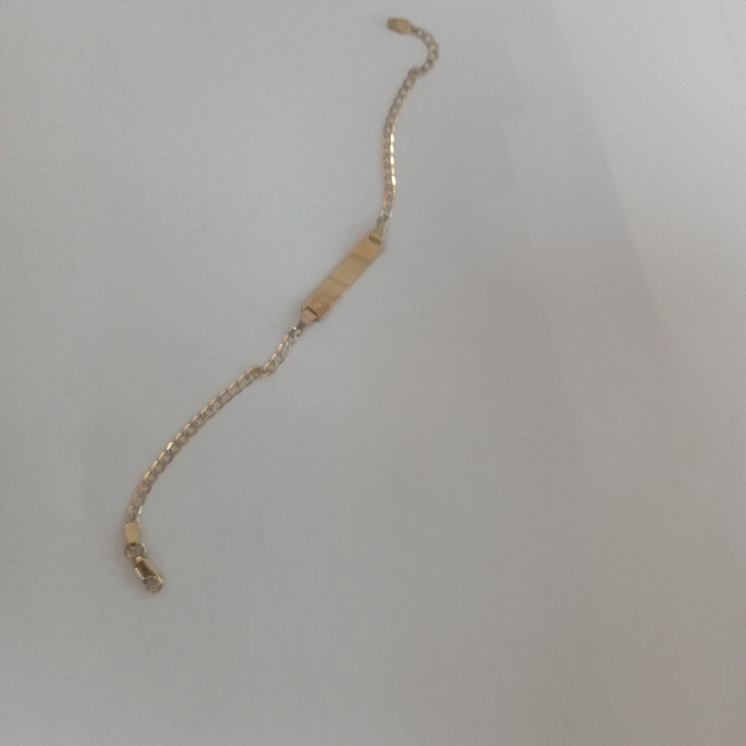 ESCLAVA ORO COMBINADO 14 K 2.3 GRMS (SEMINUEVO)
